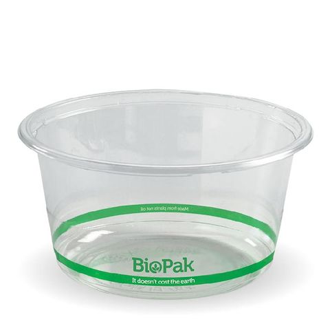 BIOPAK 700ml COLD Bowl - 143mm - clear - 600 - ( P-700W ) - CTN