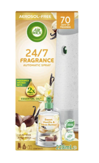 Airwick Freshmatic Sweet Vanilla & Shea Butter Pack ( Inc 1 x 228ml ) - Pack