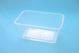 GENFAC G 1000ml RECTANGULAR PLASTIC CONTAINER - 500 - CTN