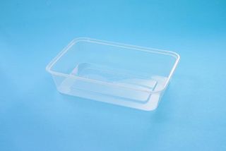 GENFAC G 500ml RECTANGULAR PLASTIC CONTAINER - 500 - CTN