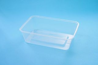 GENFAC G 650ml RECTANGULAR PLASTIC CONTAINER - 500 - CTN