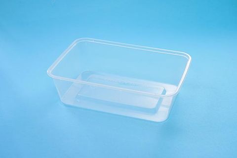 GENFAC G 650ml RECTANGULAR PLASTIC CONTAINER - 500 - CTN