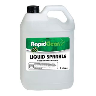 RAPID LIQUID SPARKLE ( LIQUID DETERGENT - AUTOMATIC GLASS WASHING MACHINE DETERGENT ) - 5L
