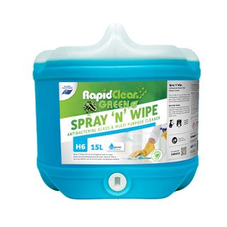 Rapid Clean " SPRAY N WIPE "Antibacterial Cleaner - 15L (Recognised Environmental)