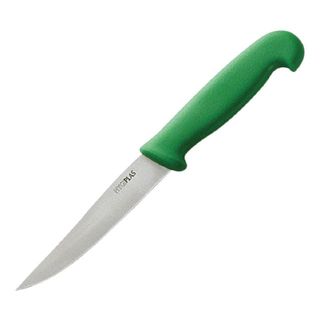 HYGIPLAS 4" VEGETABLE KNIFE - GREEN HANDLE - C860 - EACH