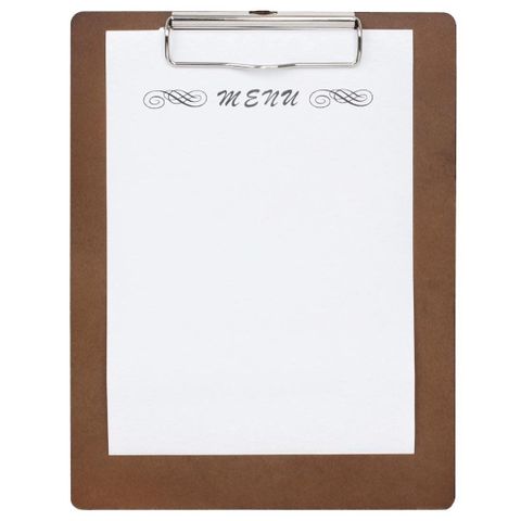 OLYMPIA MENU CLIPBOARD (A5 SIZE) - EACH