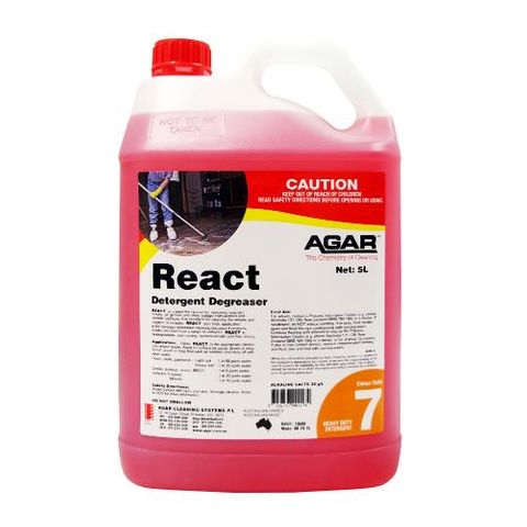 AGAR REACT HD CLEANER & DEGREASER 5L