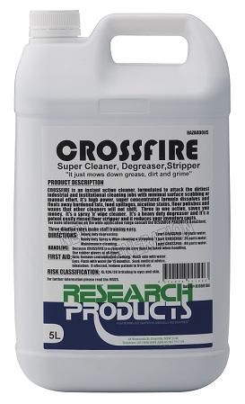 Research " CROSSFIRE " Cleaner / Degreaser / Stripper - 5L