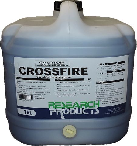 Research " CROSSFIRE " Cleaner / Degreaser / Stripper -15L