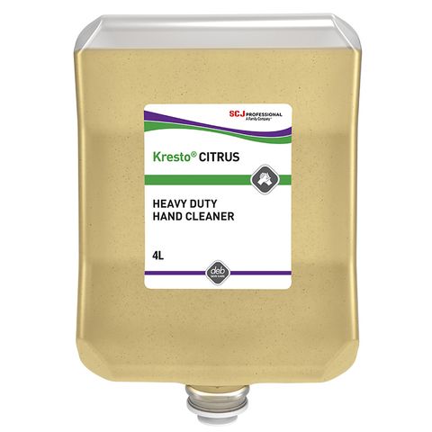 SC JOHNSON KRESTO CITRUS HEAVY DUTY HAND CLEANER POD - CIT4LTR - 4L X 4 - CTN