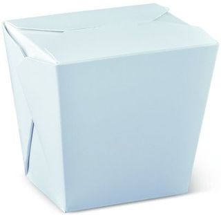 DETPAK 32OZ WHITE FOOD PAIL / NOODLE BOX ( NO HANDLE ) - 450 - CTN