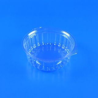 8OZ CLEAR SHOW BOWL WITH HINGED FLAT LID - 250 - CTN