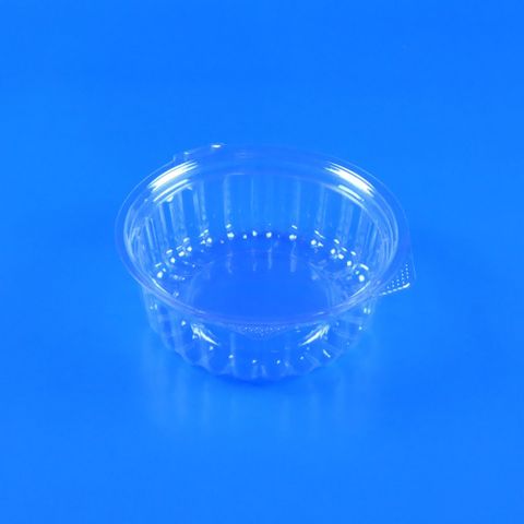 8OZ CLEAR SHOW BOWL WITH HINGED FLAT LID - 250 - CTN