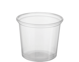 CASTAWAY REVEAL 150ML CLEAR ROUND CONTAINER ( CA-FC150 ) - 1000 - CTN