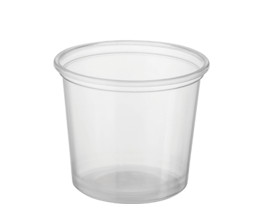 CASTAWAY REVEAL 150ML CLEAR ROUND CONTAINER ( CA-FC150 ) - 1000 - CTN