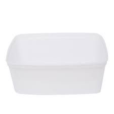 3L RECTANGULAR NATURAL OBLONG CONTAINER (245MM X 170MM X 90MM) -120-CTN