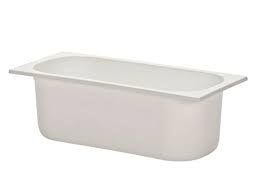 5L WHITE ICE CREAM CONTAINER ONLY  - RECTANGULAR - 88 - CTN