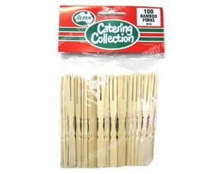 ALPEN BAMBOO COCKTAIL FORKS  - 1000 - CTN