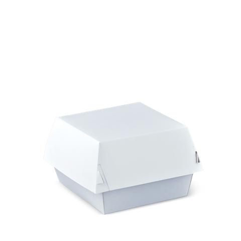 DETPAK WHITE EXTRA LARGE BURGER CLAM ( 110 x 116 x 86mm ) - P241S0001 -  400 - CTN