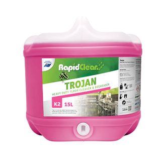 Rapid Clean " TROJAN " Heavy Duty Floor Cleaner & Degreaser - 15L