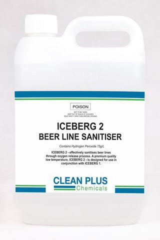 HI - IMPACT ICEBERG 2 BEER LINE SANITISER -5L -BREWERY APPROVED