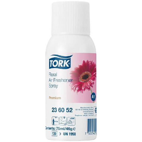 TORK AIR FRESHENER " FLORAL " REFILL 75ML - ( 23 60 52 ) - 12 - CTN