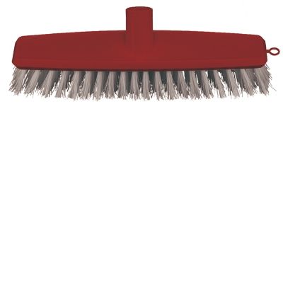 OATES 300MM RED FLOOR SCRUB - HEAD ONLY (B-12426-R /164848) -EACH