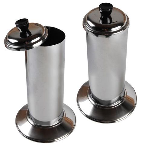 STRAW DISPENSER - STAINLESS - LIFT TOP -EACH