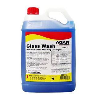 AGAR GLASS WASH - MACHINE GLASS WASH DETERGENT 5L