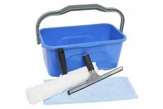 EDCO ECONOMY WINDOW CLEANING KIT WITH 11L BUCKET - 41241 - EACH