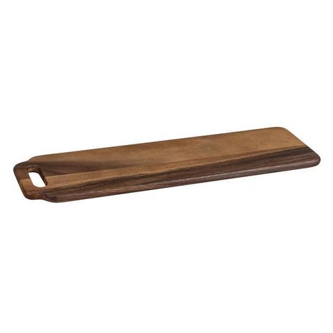 MODA ARTISAN RECTANGULAR ACACIA WOODEN BOARD WITH HANDLE - 500 X 150MM ( 76812 ) - EACH