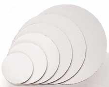 7" CAKE CIRCLE WHITE - 200 - PKT