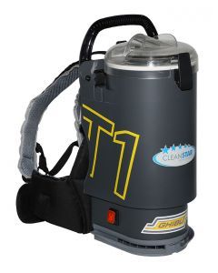 CLEANSTAR GHIBLI T1V3 CHARCOAL BACKPACK VACUUM CLEANER - CLEAR LID ( T1V3-CLR ) - EACH