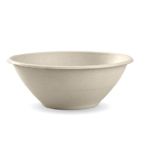 BIOPAK 40oz BIOCANE Bowl - Natural - 400 - ( B-BL-40-N ) - CTN