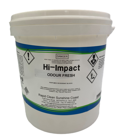 HI - IMPACT Odour Fresh Urinal 25g Blocks - 4KG