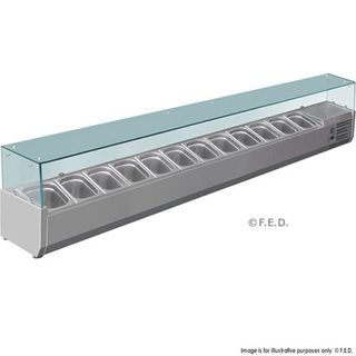 DELUXE PIZZA / SANDWICH BAR PREPARTION TOP CHILLER UNIT VRX2500 / 380 - EACH ( SPECIAL ORDER FREIGHT APPLIES )