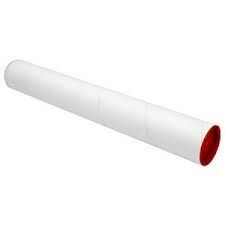 White Cardboard Tubes & red Cap (2.1x50.1x2.3) ( MElec) - Tube