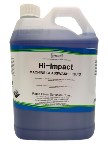 HI - IMPACT Machine Glass Wash - 5L