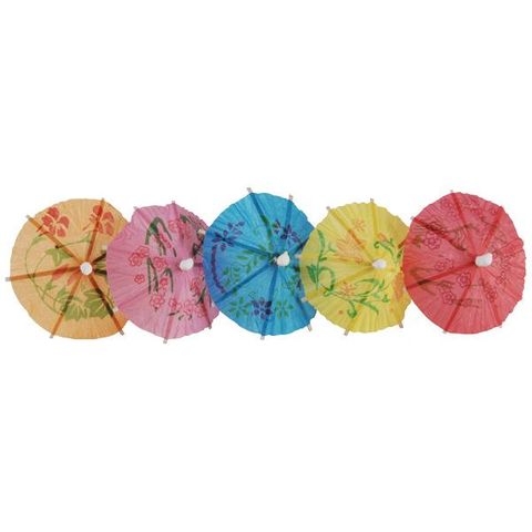 WOBBLY BOOT COCKTAIL PARASOLS - 100 - PKT
