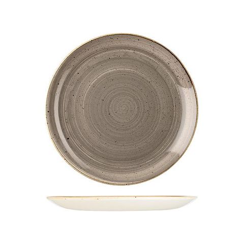 ROUND PLATE-COUPE 260mm - PEPPERCORN GREY - 9975126-P - 12 CTN