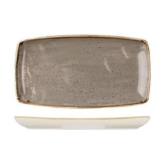 OBLONG PLATE-350x185mm - PEPPERCORN GREY - 9975535-P
