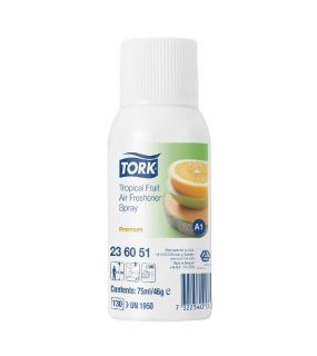 TORK AIR FRESHENER " TROPICAL FRUIT " REFILL 75ML - ( 23 60 51 ) - CAN