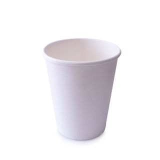 PINNACLE WHITE SINGLE WALL COFFEE CUP - 8oz (80mm) - 50 - SLV