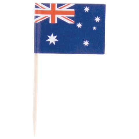 AUSTRALIAN FLAG PICK / STEAK MARKER - 500 PACK