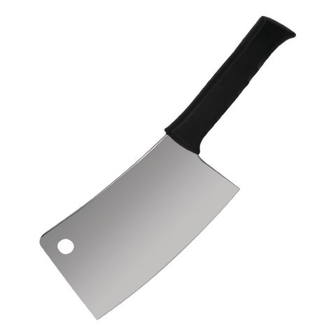 VOGUE CLEAVER - 228MM HEAVY S/S BLADE WITH BLACK HANDLE - D474 - EACH