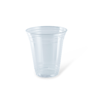 DETPAK CLEAR PET RECYCLABLE CUP - 12oz / 365ml - (98.3mm dia) - 50 - SLV