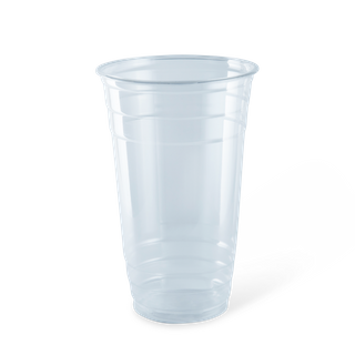 DETPAK CLEAR PET RECYCLABLE CUP - 24oz / 710ml - (98.3mm dia) - PET24 - 1000 - CTN