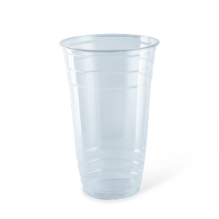 DETPAK CLEAR PET RECYCLABLE CUP - 24oz / 710ml - (98.3mm dia) - 50 - SLV
