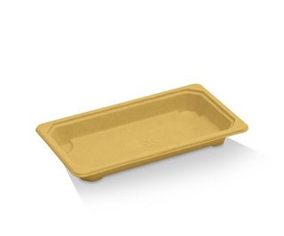 GREENMARK SUSHI TRAY BAMBOO - SMALL 163.8 x 88.8 x 21mm - 600 - CTN ( STS )