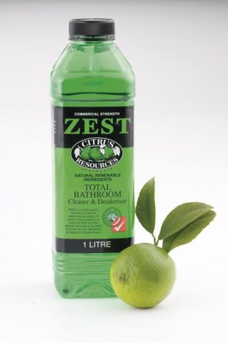 Citrus Resources " ZEST " Total Bathroom Cleaner - 1L - EACH